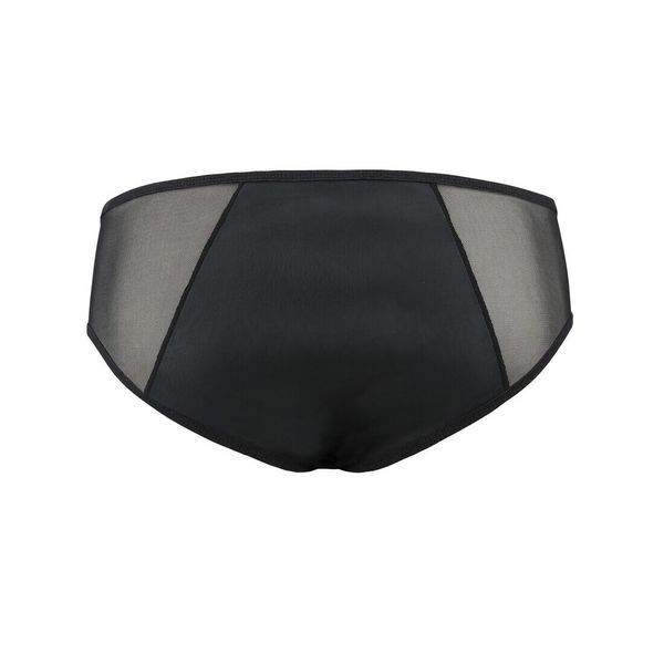 Чоловічі сліпи на блискавці Passion 042 SLIP TIMMY L/XL Black, екошкіра, сітка SO7597 фото