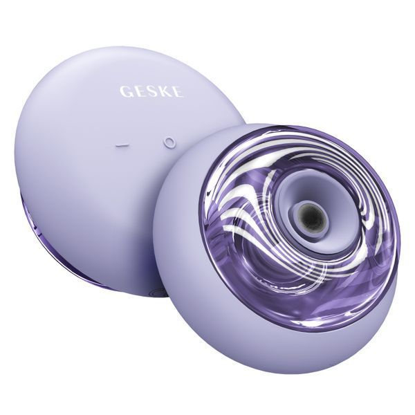 Масажер для обличчя та тіла GESKE Sonic Cool&Warm Face and Body Massager 9в1 purple HB0281 фото