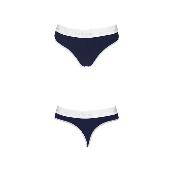 Спортивні трусики-стрінги Passion PS007 PANTIES L, navy blue SO4251 фото
