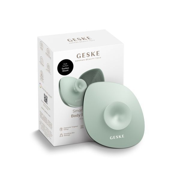 Щітка для тіла GESKE Body Brush metal 4в1 green HB0343 фото