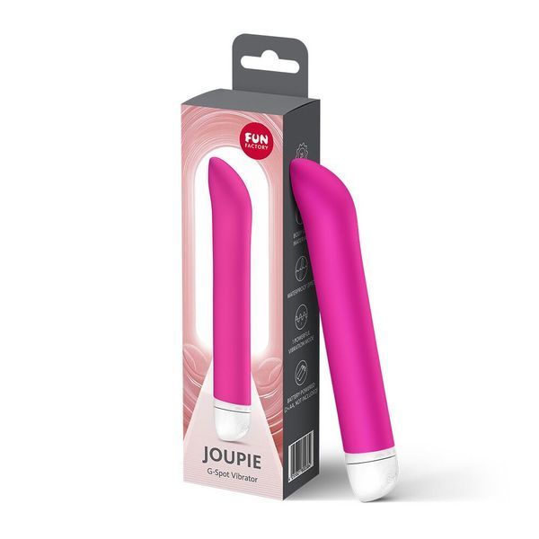 Вібратор для точки G Fun Factory JOUPIE Magenta, діаметр 2,5 см, на батарейках SX3716 фото