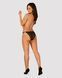Напівпрозорі трусики з підвіскою Obsessive Ivannes panties black S/M, чорні SO7280 фото 4