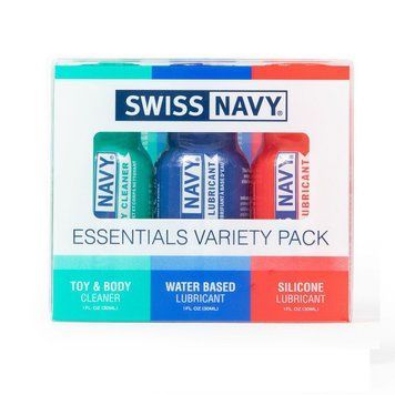 Розпродаж!!! Набір Swiss Navy Essentials Variety Pack 3 х 30 мл (термін 21.01.2027) SX1362-R фото