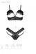 Еротичний комплект Passion DOLLY SET, L/XL, black, з відкритими чашками SO9704 фото 5