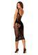 Напівпрозора сукня міді Obsessive D609 dress S/M/L, black SO7703 фото 4