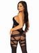 Бодістокінг Leg Avenue Illusion halter bodystocking One size Black, доступ SO8619 фото 2