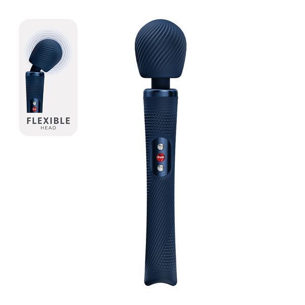 Вібромасажер Fun Factory VIM Vibrating Wand Nightblue, суперпотужний та легкий, до 6 годин роботи SX3660 фото