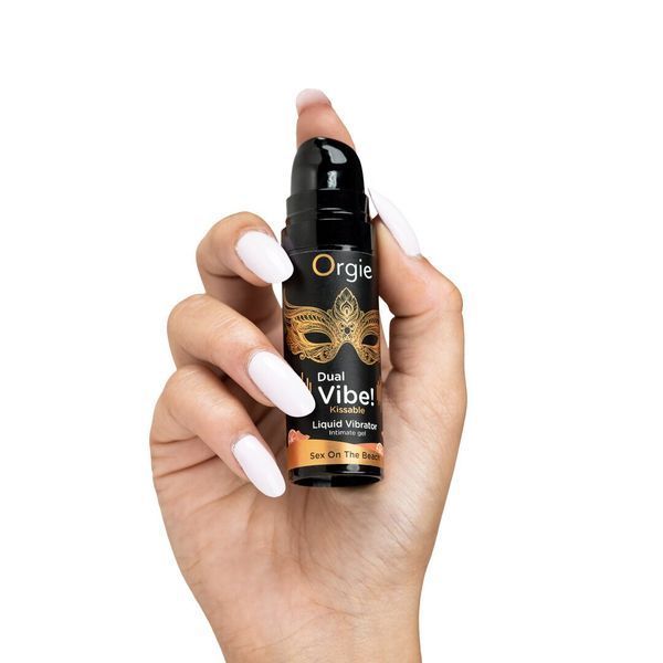 Рідкий вібратор Orgie Dual Vibe! Sex On The Beach Kissable Liquid Vibrator, 15 мл SX1499 фото