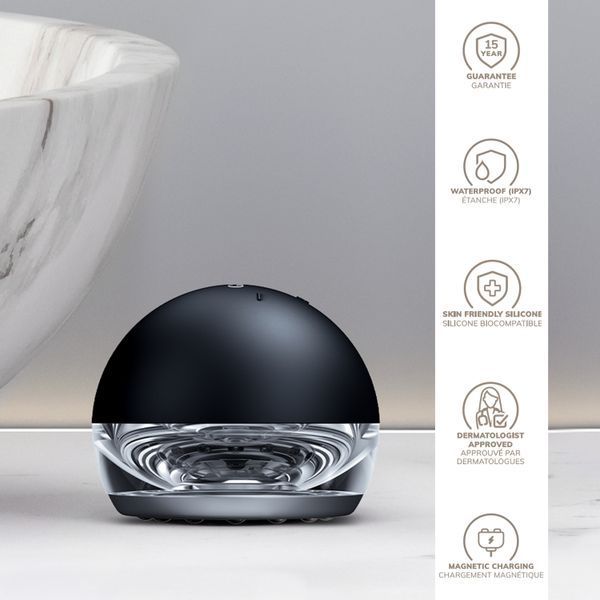 Масажер для підтяжки шкіри обличчя GESKE Anti-aging Skin Tightener 6в1 black HB0418 фото