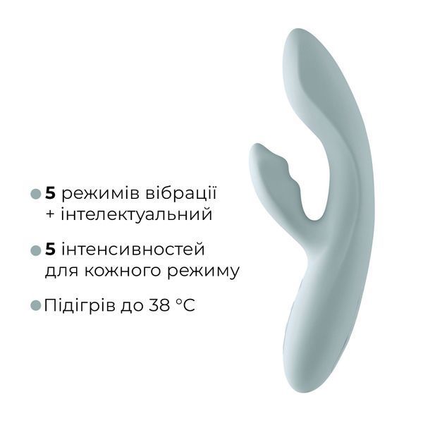 Смарт вібратор-кролик Svakom Chika, 2 незалежні мотори, підігрів до 38 &deg;C SO9851 фото