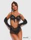 Комплект Obsessive Rossay Black 4-pcs crotchless set L/XL SX5097 фото 3