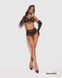 Комплект Obsessive Rossay Black 4-pcs crotchless set L/XL SX5097 фото 4