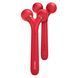 Електронний ультразвуковий ролик для обличчя GESKE Sonic Facial Roller 4в1 red HB0633 фото 5