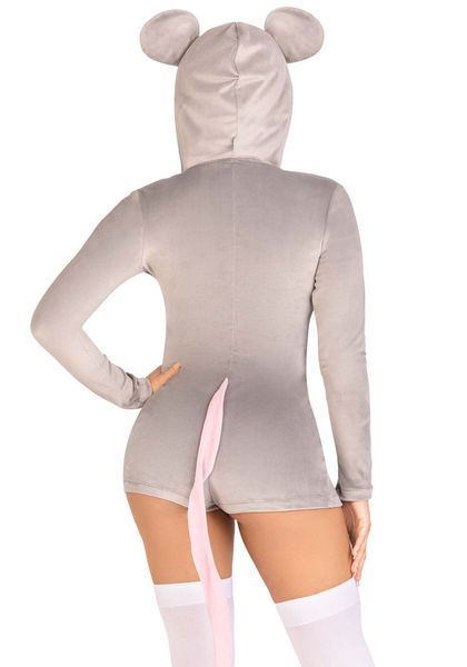 Комбінезон-костюм миші Leg Avenue Comfy Mouse S, з капюшоном SO9221 фото