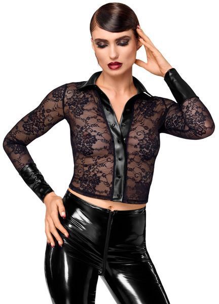 Блуза Noir Handmade F377 Noirelle Lace Button-up Shirt XL SX4122 фото