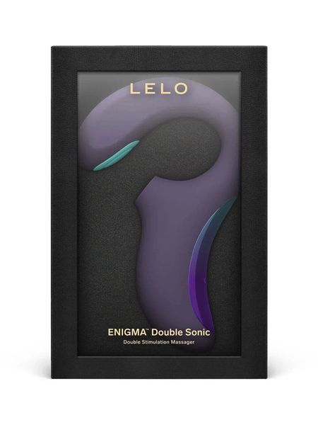 Кліторально-вагінальний звуковий стимулятор LELO Enigma Double Sonic Cyber Purple SX2553 фото