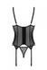 Корсет Passion MARINA CORSET, L/XL, black, з відкритими чашками SO9729 фото 4