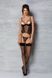 Корсет Passion MARINA CORSET, L/XL, black, з відкритими чашками SO9729 фото 6