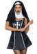 Костюм черниці Leg Avenue Naughty Nun L, сукня, головний убір SO8552 фото 1