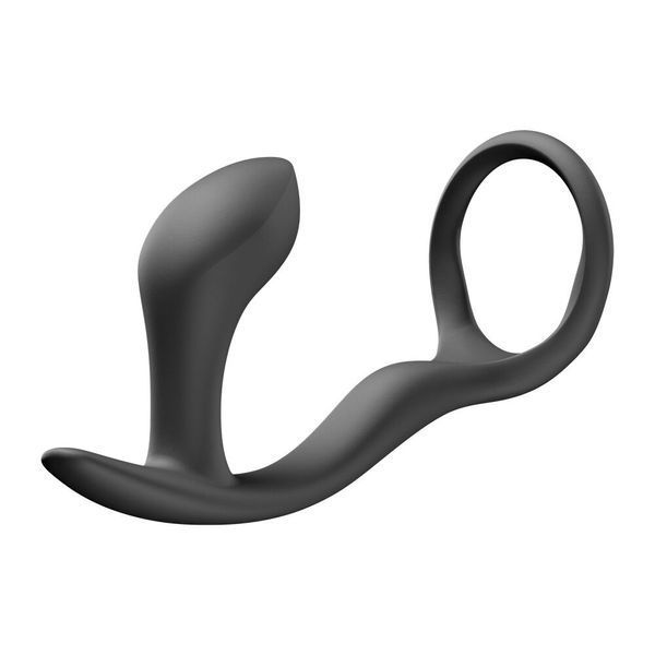 Анальна пробка з ерекційним кільцем Fun Factory BOOTIE RING Black SX3309 фото