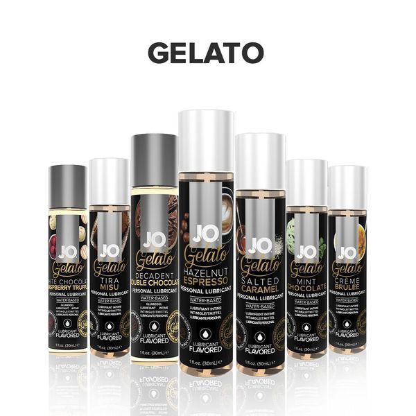 Змазка на водній основі JO GELATO Hazelnut Espresso (120 мл) без цукру, парабенів та пропіленгліколю SO1666 фото