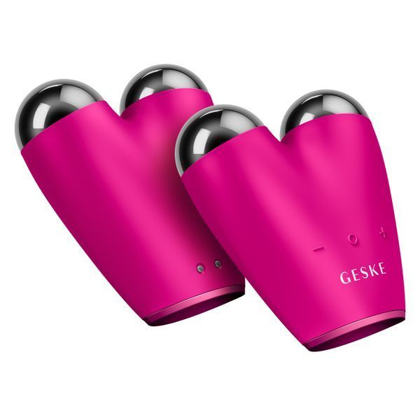 Мікрострумовий підтягувач шкіри обличчя GESKE MicroCurrent Face-Lifter 6в1 magenta HB0131 фото