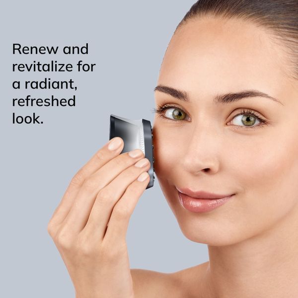 Антивіковий LED-випромінювач для відновлення шкіри обличчя GESKE Anti-Aging Skin Renewer 9в1 black HB0639 фото