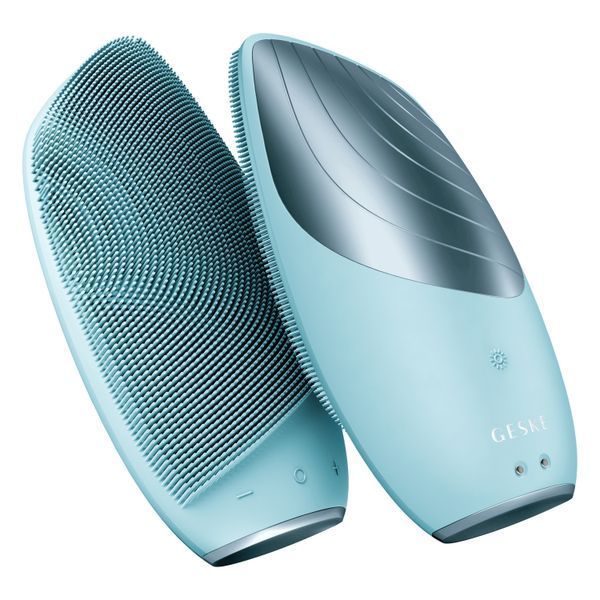 Електронна звукова термо щітка для обличчя GESKE Sonic Thermo Facial Brush 6в1 turquoise HB0081 фото