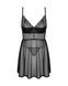 Еротичний комплект Obsessive Chemeris babydoll & thong M/L, пеньюар та стрінги SO9759 фото 3