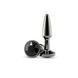Анальна пробка NS Novelties Rear Assets - Tapered - Small - Gunmetal - Black SX4386 фото 1