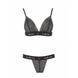 Комплект білизни Passion Exclusive GLAMISS SET XXL/XXXL, black PS27103 фото 3