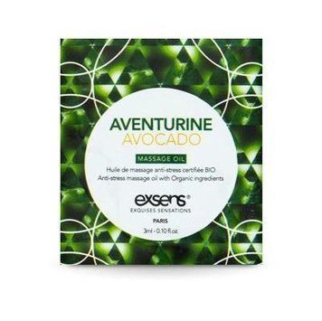 Пробник масажної олії EXSENS Anti-Stress Aventurine Avocado 3мл (термін 06.2026) SO2387-R фото