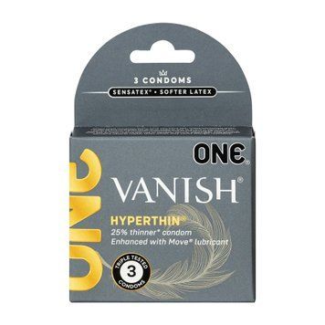 Презервативи ONE Vanish Hyperthin 3 шт (м'яте паковання!!!) SX0780-R фото