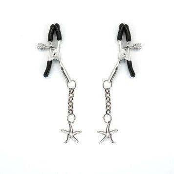Затискачі для сосків Liebe Seele Starfish Nipple Clamps Silver SX1693 фото