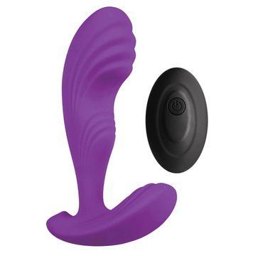 Вібромасажер простати S Pleasures Premium Cozy, Purple, з рельєфною головкою, 10 режимів SX4592 фото