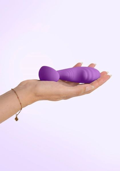 Вібромасажер простати S Pleasures Premium Cozy, Purple, з рельєфною головкою, 10 режимів SX4592 фото