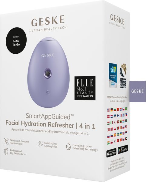 Електронний освіжувач для зволоження обличчя GESKE Facial Hydration Refresher 4в1 purple HB0167 фото