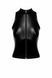 Топ Noir Handmade F324 Glam, 3XL, black, халтер, на блискавці, вінілові вставки, комір-стійка SX0380 фото 6