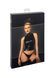 Топ Noir Handmade F324 Glam, 3XL, black, халтер, на блискавці, вінілові вставки, комір-стійка SX0380 фото 7