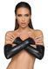 Мітенки Noir Handmade F213 Elastic eco leather fingerless gloves, M, екошкіра SX0082 фото 1