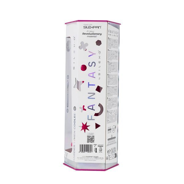 Фалоімітатор SilexD Fantasy Liquid Silicone Dreamy 7in Pink SX3432 фото