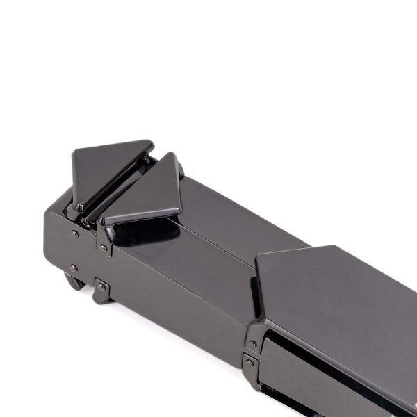 Регульована шльопалка LOCKINK Adjustable Slapper for Impact Play, чорна, натуральна шкіра SX0831 фото