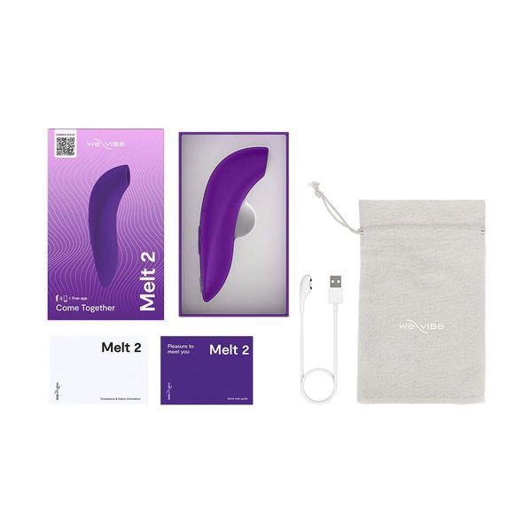 Вакуумний смарт-стимулятор для пар We-Vibe Melt 2 Purple SX3855 фото