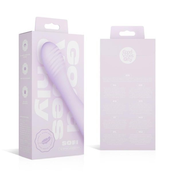 Вібратор Good Vibes Only - SOFI G-Spot Vibrator Soft Silicone - Purple SX3075 фото