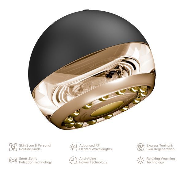 Масажер для підтяжки шкіри обличчя GESKE Anti-aging Skin Tightener 6в1 gray HB0419 фото