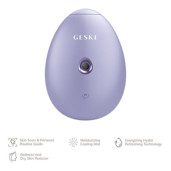 Електронний освіжувач для зволоження обличчя GESKE Facial Hydration Refresher 4в1 purple HB0167 фото