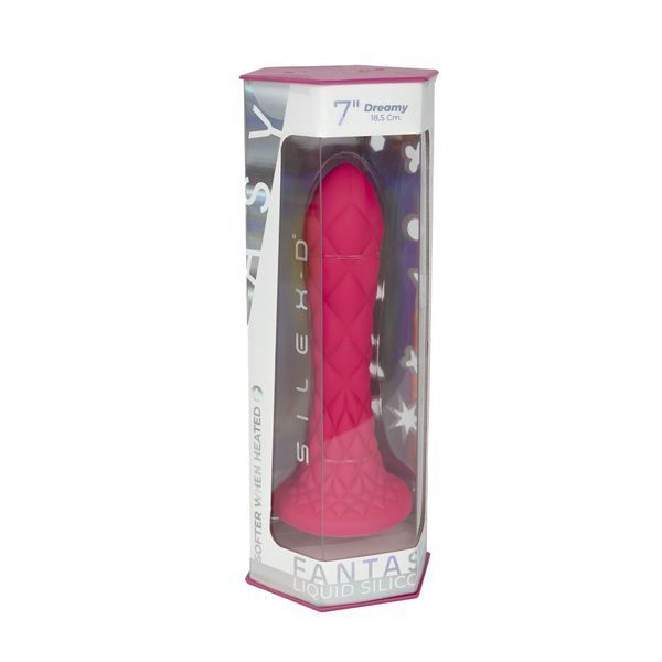 Фалоімітатор SilexD Fantasy Liquid Silicone Dreamy 7in Pink SX3432 фото
