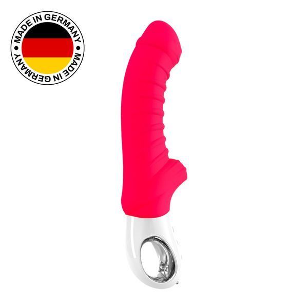 Вібратор для точки G Fun Factory TIGER india red, ребристий, підходить для анальної стимуляції SX0939 фото