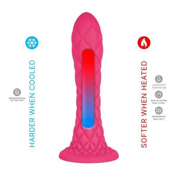 Фалоімітатор SilexD Fantasy Liquid Silicone Dreamy 7in Pink SX3432 фото