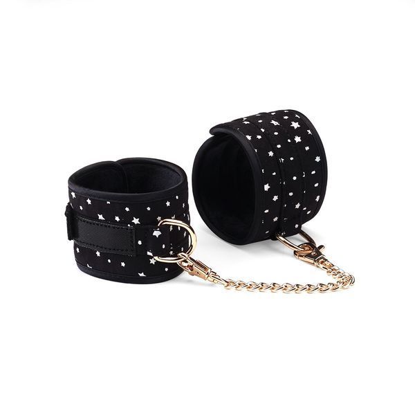 Набір Liebe Seele Stary Nights 7pcs Bondage Kit, фіксатори, нашийник з повідцем, кляп, флогер, маска SO9508 фото